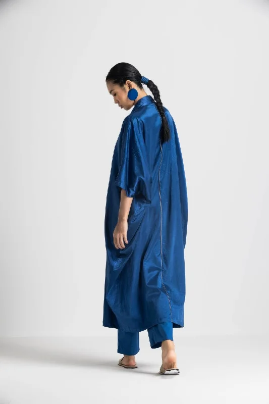 Great Deals V Neck Kaftan - Electric Blue