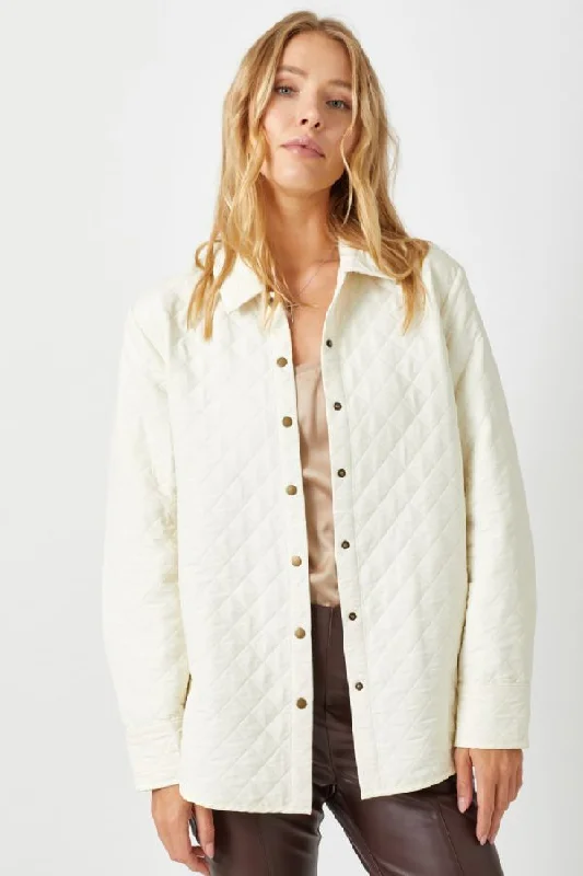 Clearance Event Quilted Shacket