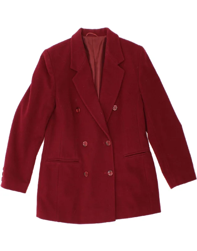 Low Prices STEILMANN  Womens Longline Blazer Jacket UK 10 Small Burgundy