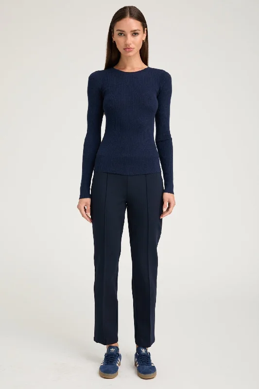 Super Savings Navy Casanova Sophia Leggings with Pintucks