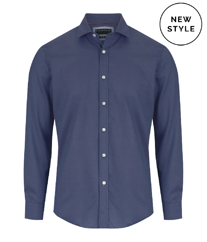 Gloweave Balmoral Oxford Navy Shirt