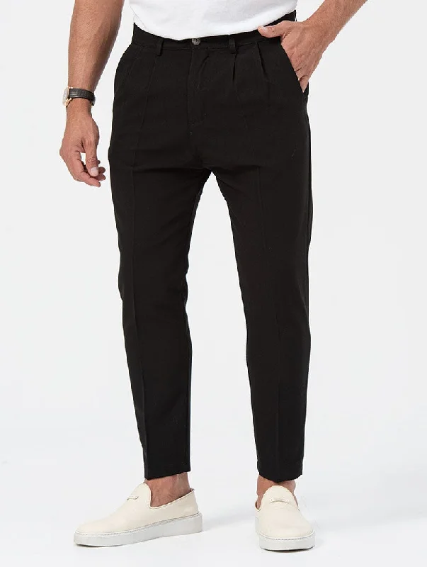 LINCOLN CASUAL PANTS IN BLACK