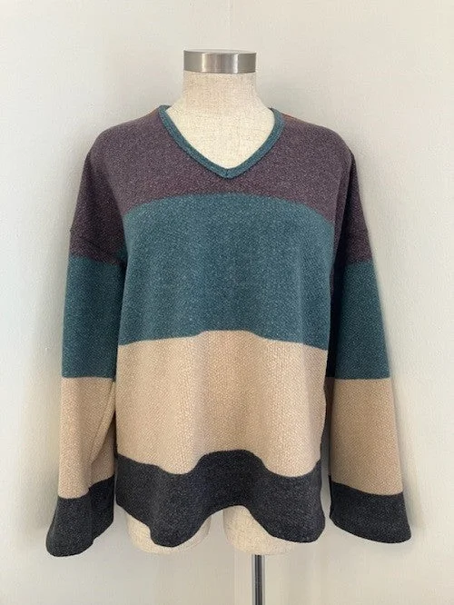 Bargain Prices Kelly Knit Long Sleeve Striped Sweater S-XL