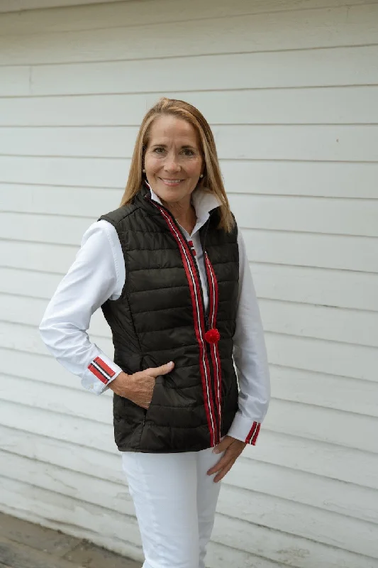 Bargain Prices Maggie May Ribbon Puffer Vest (PF43)