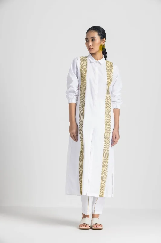 Buy Now Wave Emb. Shirt - White