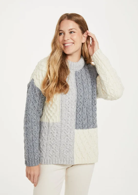 Online Exclusive Cobh Aran Patch Sweater