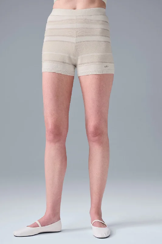 Special Buy Sport Play High-Waist Knit Short - Ivory/Alabaster