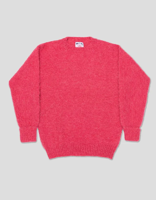 SHAGGY DOG SWEATER FUCHSIA - CLASSIC FIT