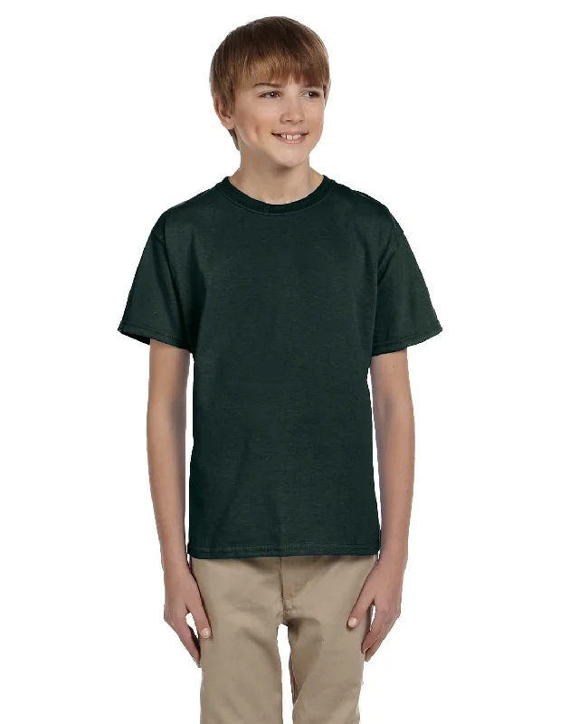 Gildan Ultra Cotton Youth Heavyweight T-Shirt | Forest Green