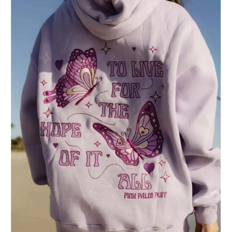 Weekend Discounts to Love Funny Graphic Oversized Warm Stylish Hoodie
