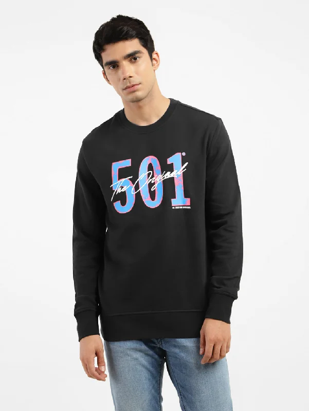 Men's Printed Crew Neck Sweatshirt