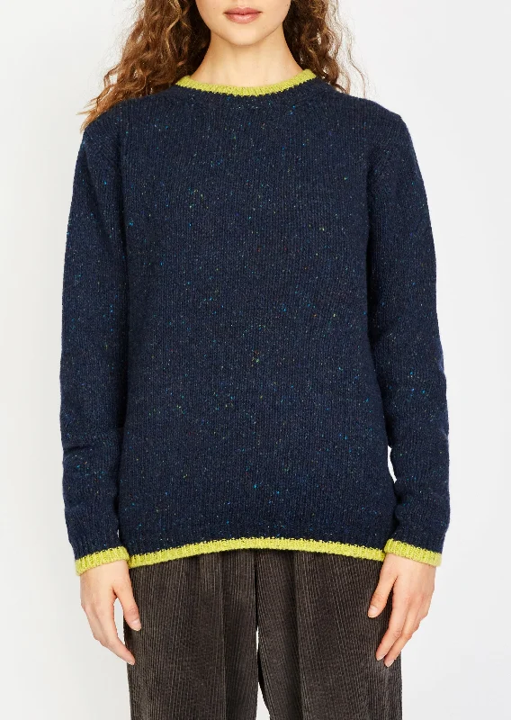 Online Only Slaney Crew Neck Sweater | Rich Navy