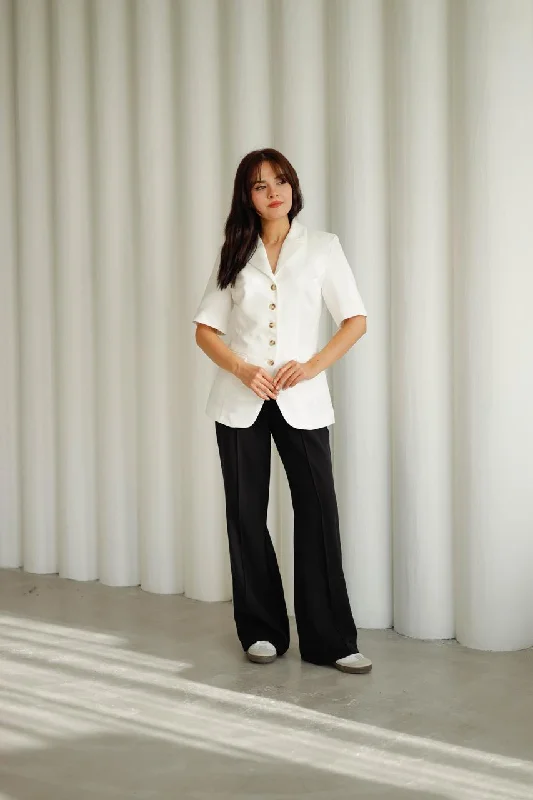 Savings Event short sleeve blazer 1023