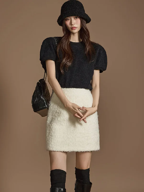 Weekend Bargains to Cherish E3626 fleece-lined Slit Sweatshirt