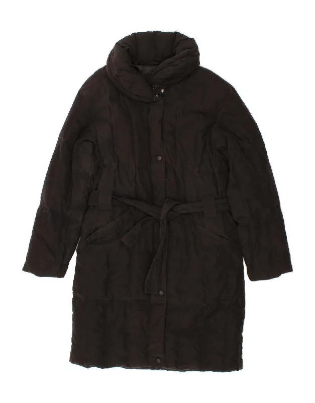 The Best Prices BEST COMPANY Womens Padded Coat UK 16 Large Black Polyester