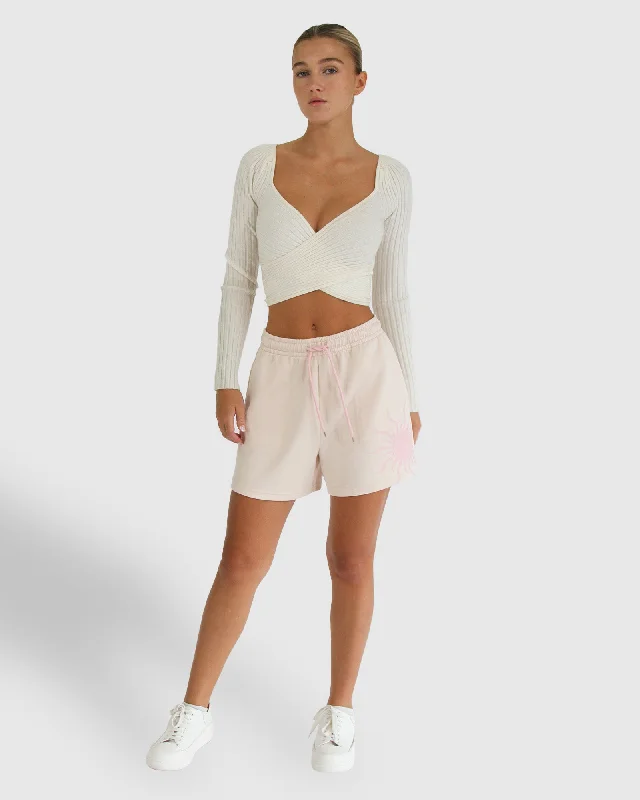 Best Bargains Turn To You Track Short - Blush