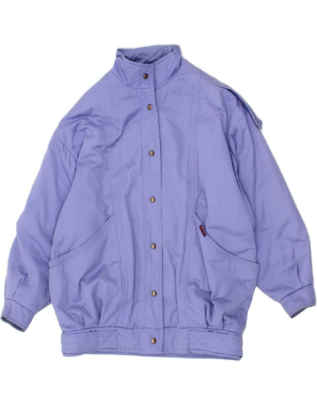 Big Discounts VINTAGE Womens Overcoat EU 42 Large Purple Polypeptide