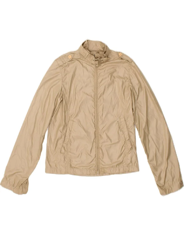Deal of the Day WOOLRICH Womens Military Jacket UK 6 XS Beige Polyester