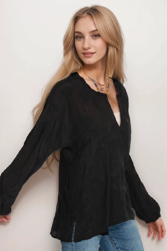 Hurry In Johnny Was Daisy Arianda Bishop Sleeves Blouse Plus Size C18222 Boho Chic