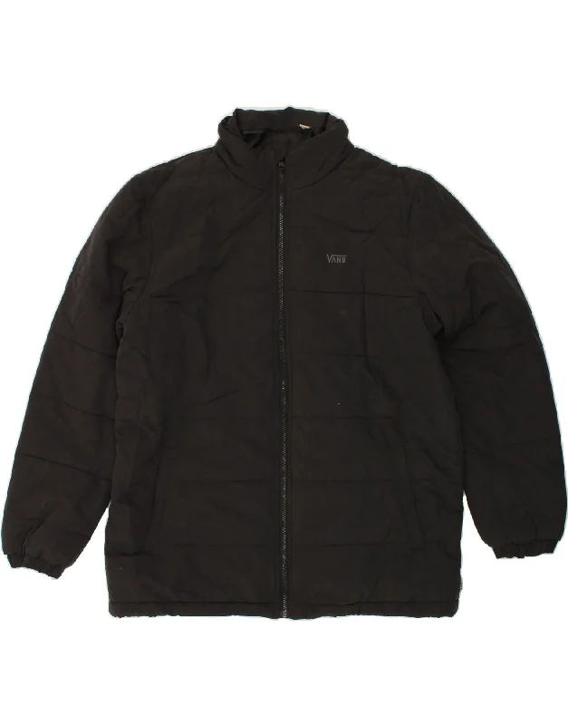 Don't Miss Out VANS Womens Padded Jacket UK 16 Large Black Polyester