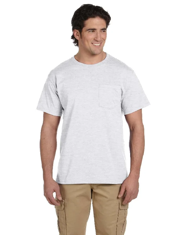 Jerzees 50/50 Pocket T-Shirt | Ash