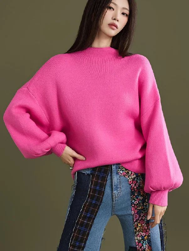 Weekend Specials to Cherish E1852 Raglan Puff Sleeve Knit