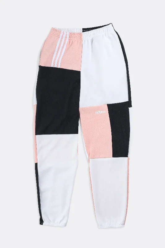 Crazy Deal Unisex Rework Adidas Patchwork Sweatpants - Women-XS, Men-XXS