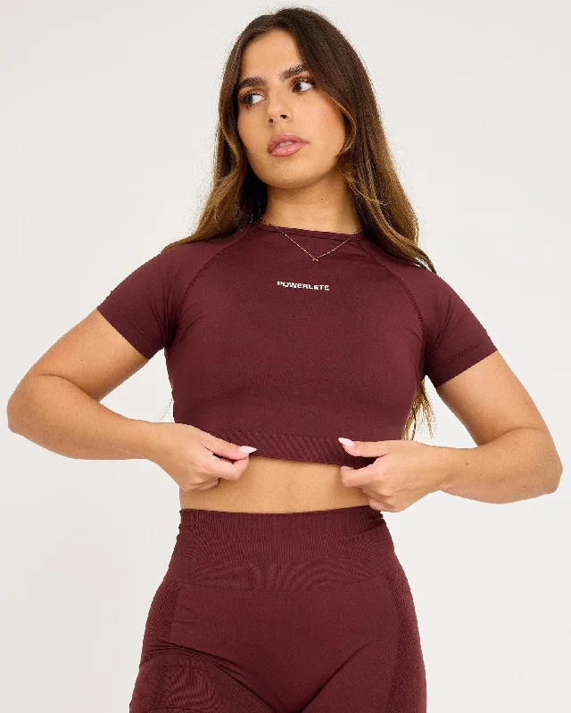 Savings Galore Evolve Seamless SS Crop Top