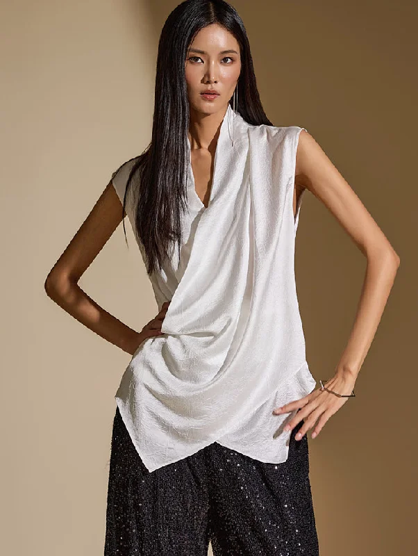 Limited Quantity B2995 Draped Blouse