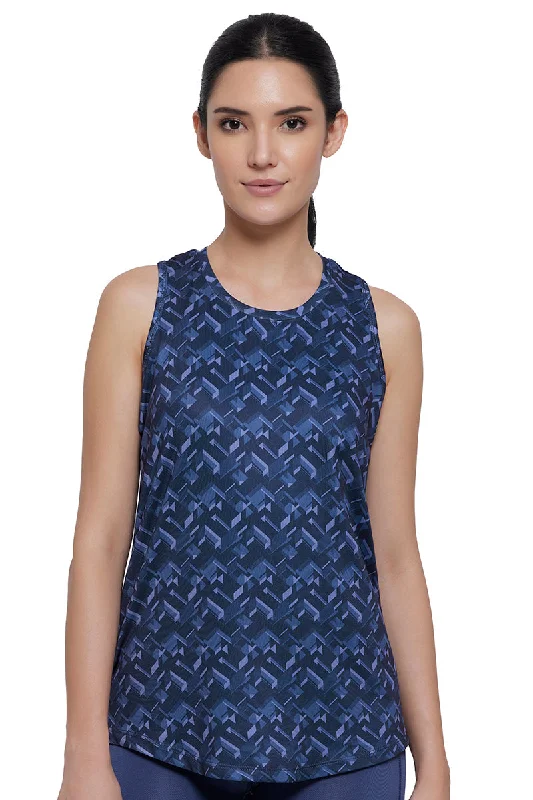 Epic Value Energize Racerback Tank Top - Midnight Print 01