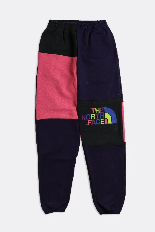 Take Advantage Unisex Rework North Face Patchwork Sweatpants - XS