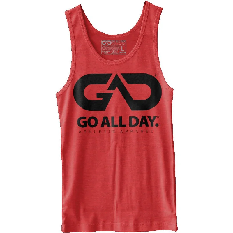 While Supplies Last GO ALL DAY® Unisex Tank (Heather Red)