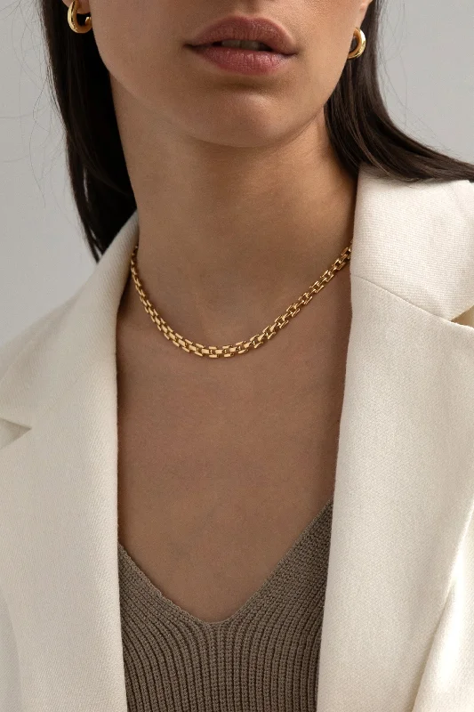 Overstock Clearance SQUARE CHAIN NECKLACE