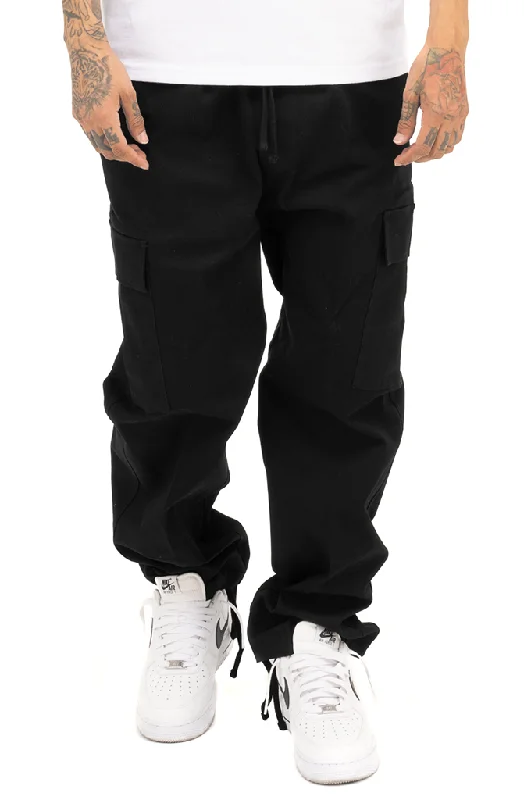 Pro Club Men's Heavyweight Stretch Twill Cargo Lounge Pants