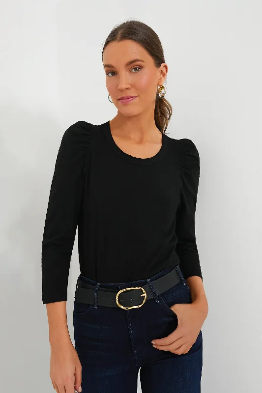 Special Discount Black Vesty Long Sleeve Crewneck