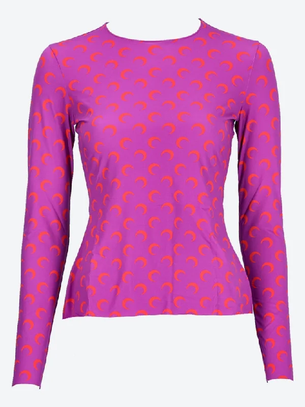 Inventory Reduction Moon printed second skin top