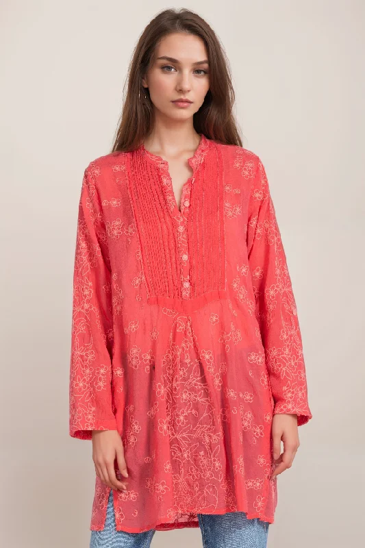 Price Fest Johnny Was  Birdie Marisol Embroidered Tunic Top C24823 NEW *