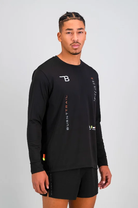 Vert Men's Run Long Sleeve - Black