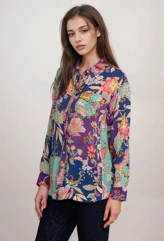 Online Specials Johnny Was Vivienne Leya Button Up Shirt C11524A2 Boho Chic
