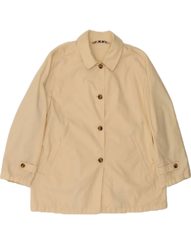 Now or Never BURBERRY Womens Bomber Jacket IT 48 XL Beige Cotton