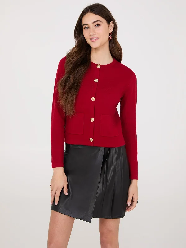 Instant Deal Button-Front Cardigan