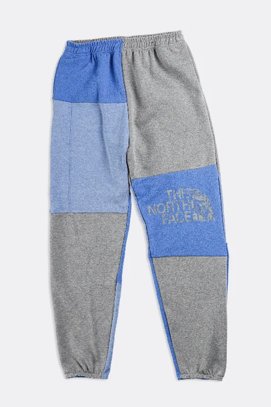 Deal Alert Unisex Patchwork North Face Sweatpants - Women-M, Men-S