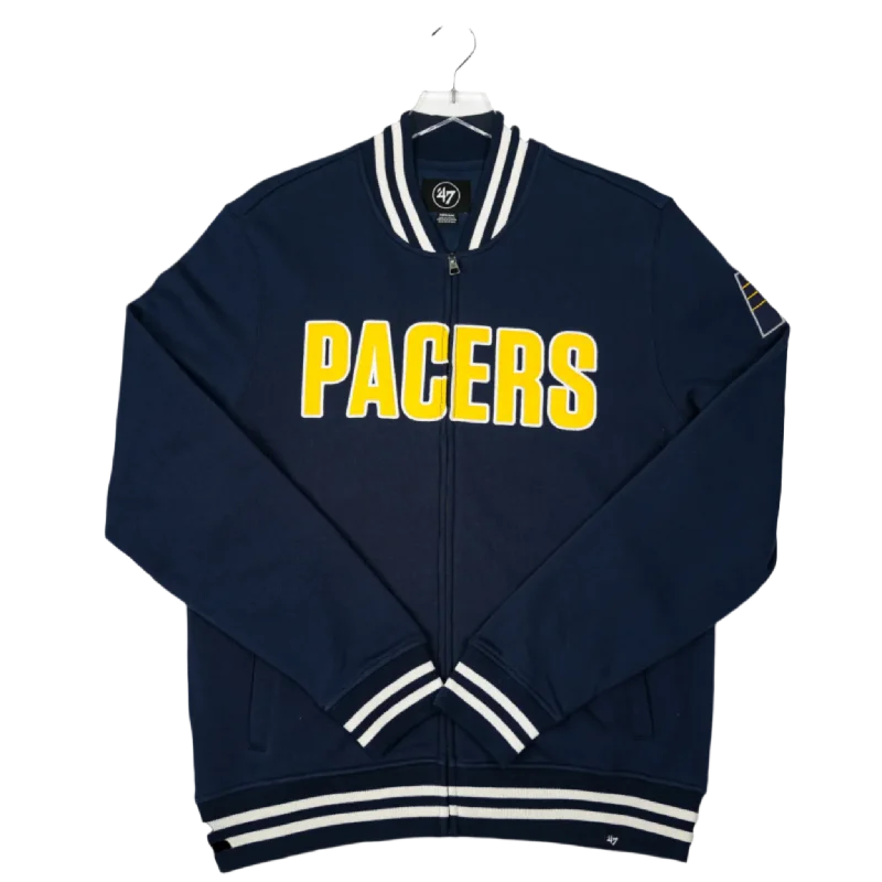 Adult Indiana Pacers Wax Pro Track Jacket in Navy by '47