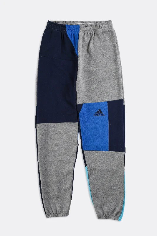 While Supplies Last Unisex Patchwork Adidas Sweatpants - Women-S, Men-XS