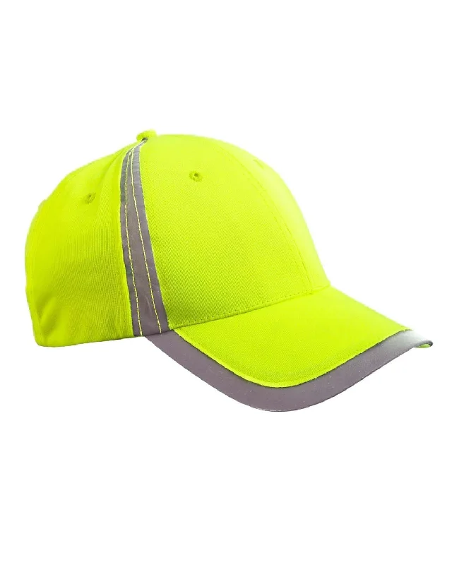 Big Accessories Reflective Safety Cap | Bright Yellow