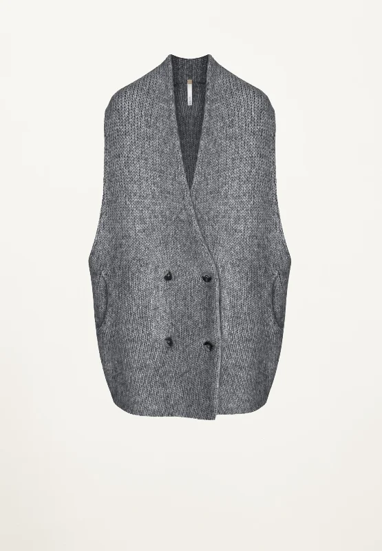 Markdown Madness Logan Vest in Marble