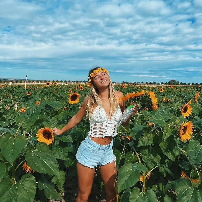 Today's Deal Woodstock Crochet Top with shells