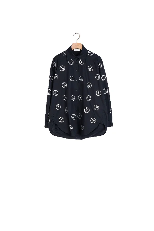 Price Drop Alert Chemise en popeline peace and love