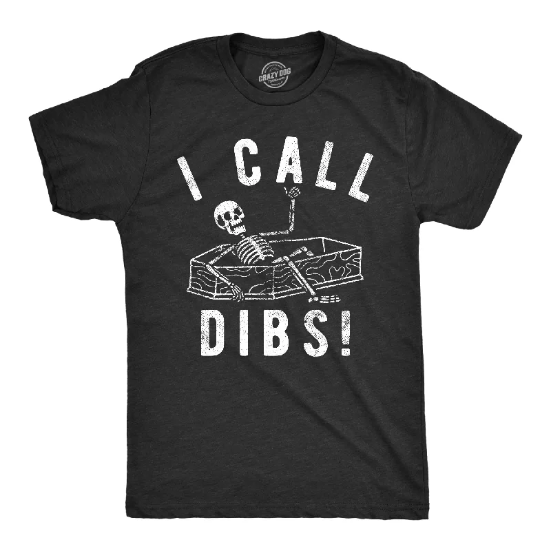 I Call Dibs Coffin Men's T Shirt