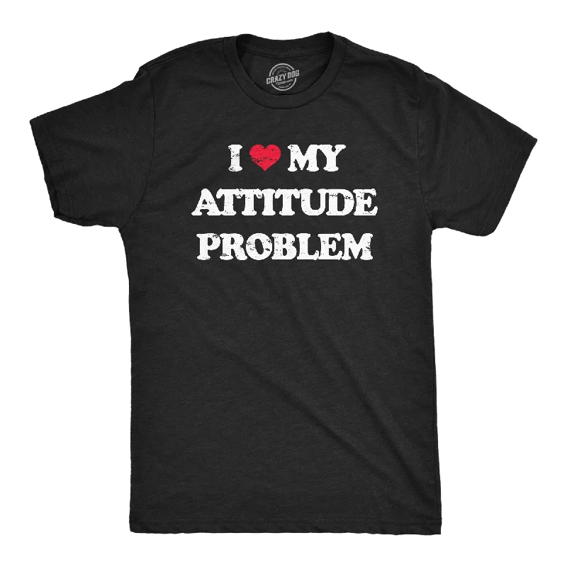 I Heart My Attitude Problem Men's T Shirt